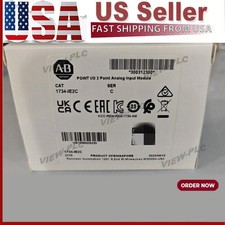 New Factory Sealed AB 1734-IE2C POINT I/O 2Point Analog Input Module US Free Tax