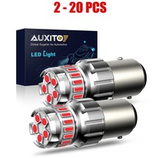 2-20x 1156 7506 Led Reverse Backup Brake Lights Bulbs Waterproof Red Error Free 2-20x 1156 7506 Led Reverse Backup Brake Lights Bulbs Waterproof Red Error Free