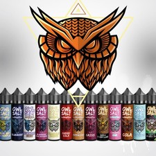OWL SALT Longfill 10ml Aroma 60ml Flasche - 65 Overdosed Sorten für Liquid