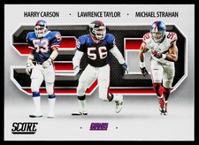 2021 Score Harry Carson Lawrence Taylor Michael Strahan 3D #3D12 Giants FOOTBALL