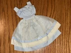 Vintage Barbie Midge Movie Date #933 1962 Blue White Dress Mattel Tagged