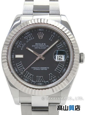 Rolex Datejust2 116334 Stainless Steel / White Gold 41mm Automatic #TW2110