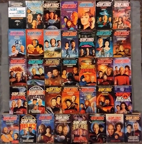 Star Trek Next Generation Novels Lot Numbered Series 1–63 And More! Pocket Books