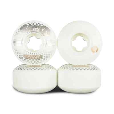 Ricta Reflective Naturals Classic Skateboard Wheels 99a 53mm - Weiß