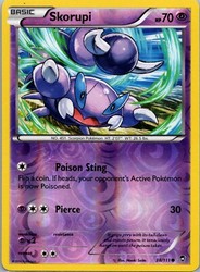 Skorupi 38/111 Furious Fists Reverse Holo Common