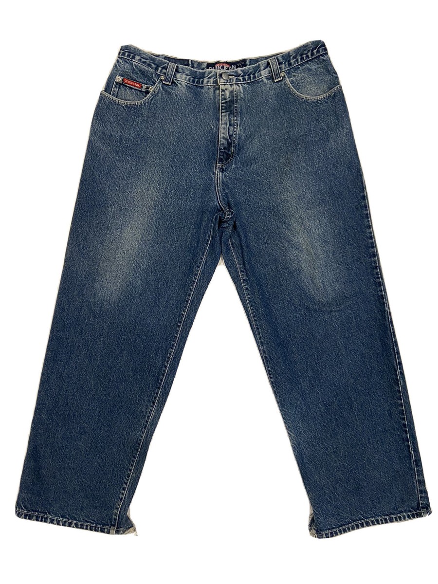 Quiksilver Jeans Loose Cut Baggy Blue Size 39x31 Vintage Rare! | eBay