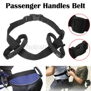 motorcycle passenger grab belt