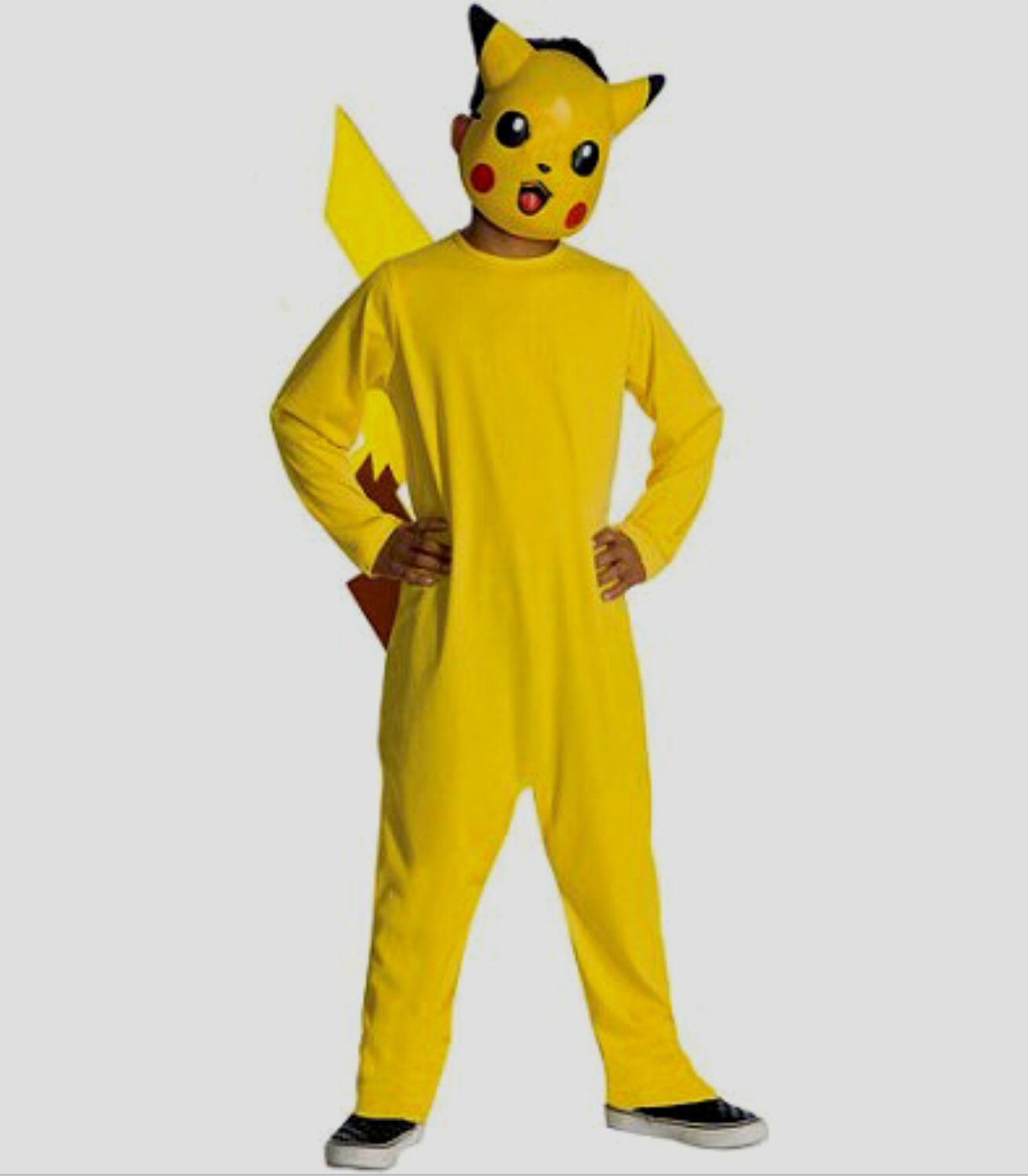 Pokemon PIKACHU Costume size 7 8 10 Medium child Halloween kids New  Nintendo