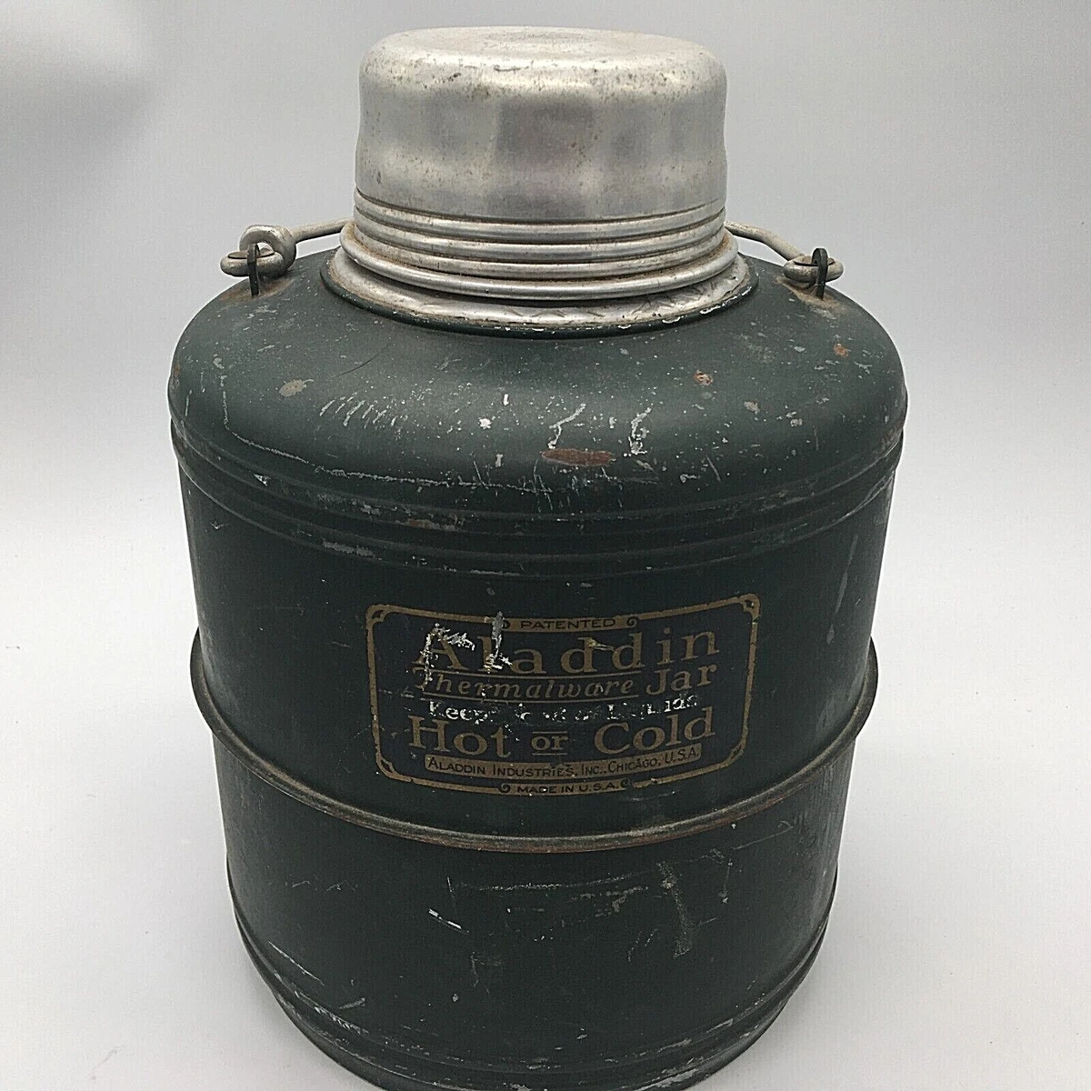 Vintage 1920s Large Thermos Aladdin Thermalware Jar Chicago USA