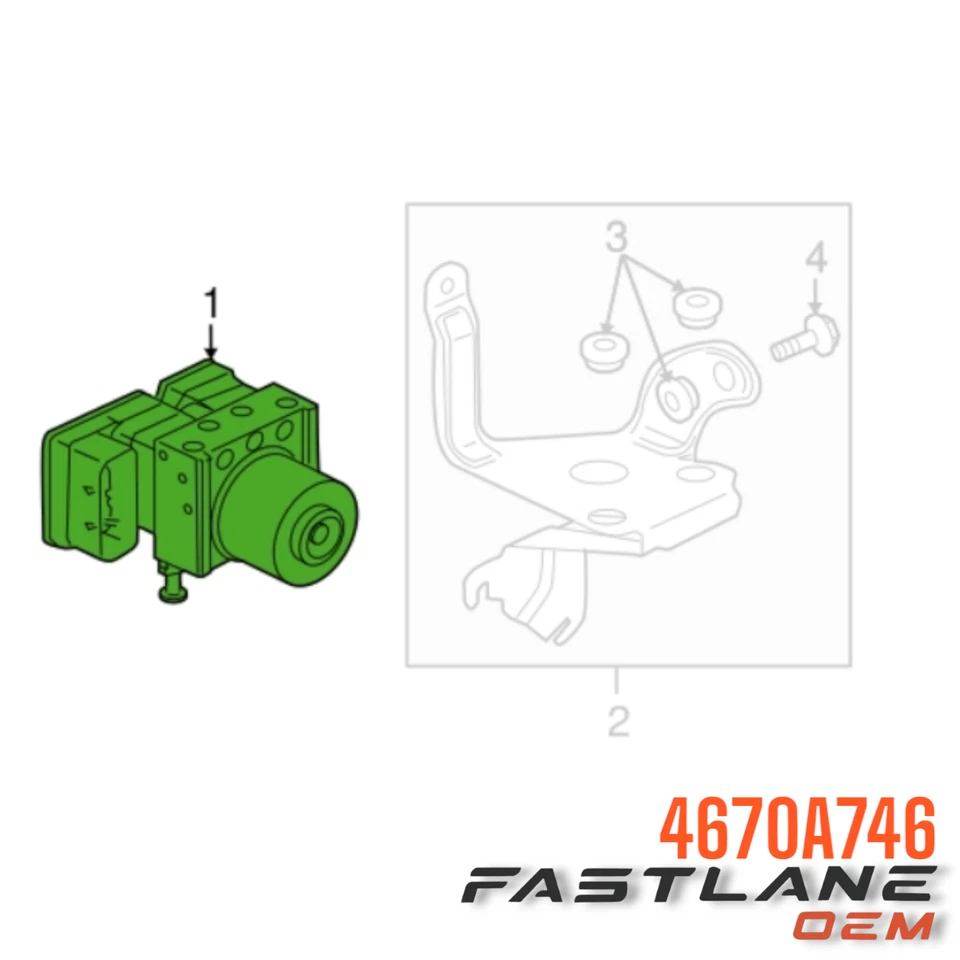 Válvula moduladora Mitsubishi Eclipse 2006-2009 nueva OEM 4670A746 Foto 2 de 4