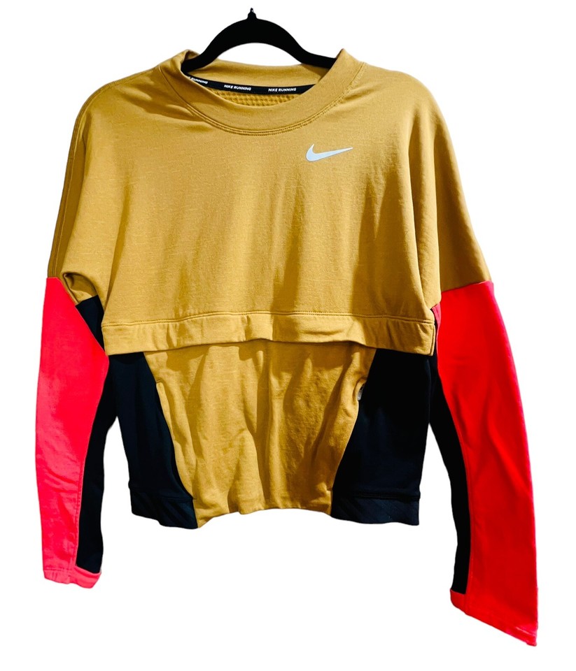 Nike Women’s Dri Fit Therma Sphere Running Top Shirt Jersey AJ8671-790 Sz XS VGC