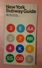 RARE 1972Original New York Subway Guide MOMA Design Massimo Vignelli Map NYC MTA