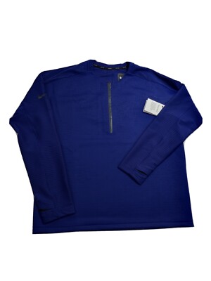 NIKE TECH PACK MEN RUNNING KNIT LONG SLEEVE TOP  PURPLE CJ5741-590 Sz LARGE