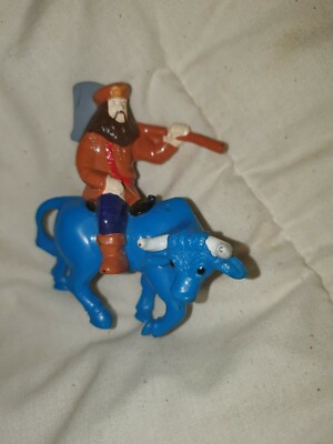 Paul Bunyan Babe der blaue Ochse PVC Figur Figur selten Schweinemale Applaus U-Bahn