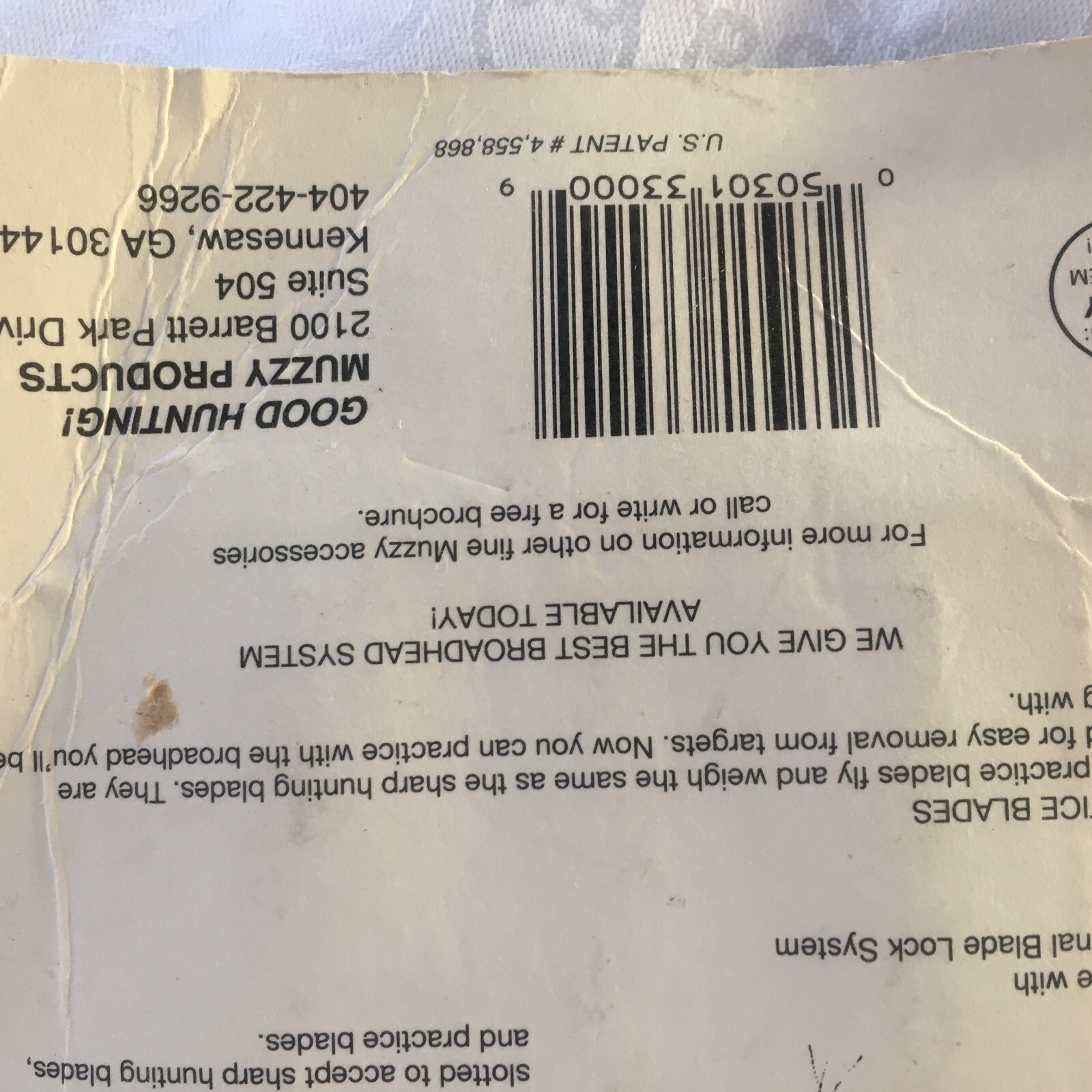 Muzzy 3 Blade Replacement Blades 18 Pack 1 3/16" Cutting Circle #330 New