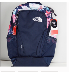 floral north face backpack