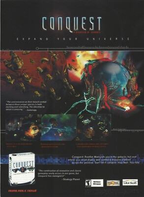 Conquest: Frontier Wars Print Ad/Poster Art PC Small Box