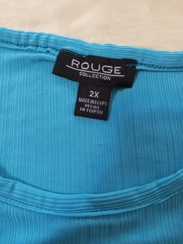 Rouge Collection Women’s Blouse Size 2X - Picture 4 of 6