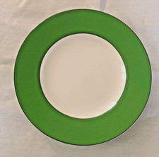 Set of 2 KATE SPADE Rutherford Circle Green 9.5" Accent Luncheon Plates NWOT