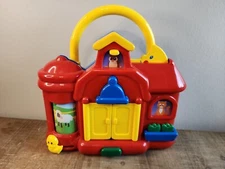 discovery toys infant toy activity center play barn 1996 mirror primary buttons