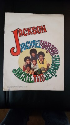 MICHAEL JACKSON 5 - ORIGINAL FIRST PROGRAM FROM 1972 CONCERT