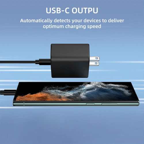 45w Type USB-C Super Fast Wall Charger +6FT Cable For Samsung Galaxy S23 S22 S21 image 9