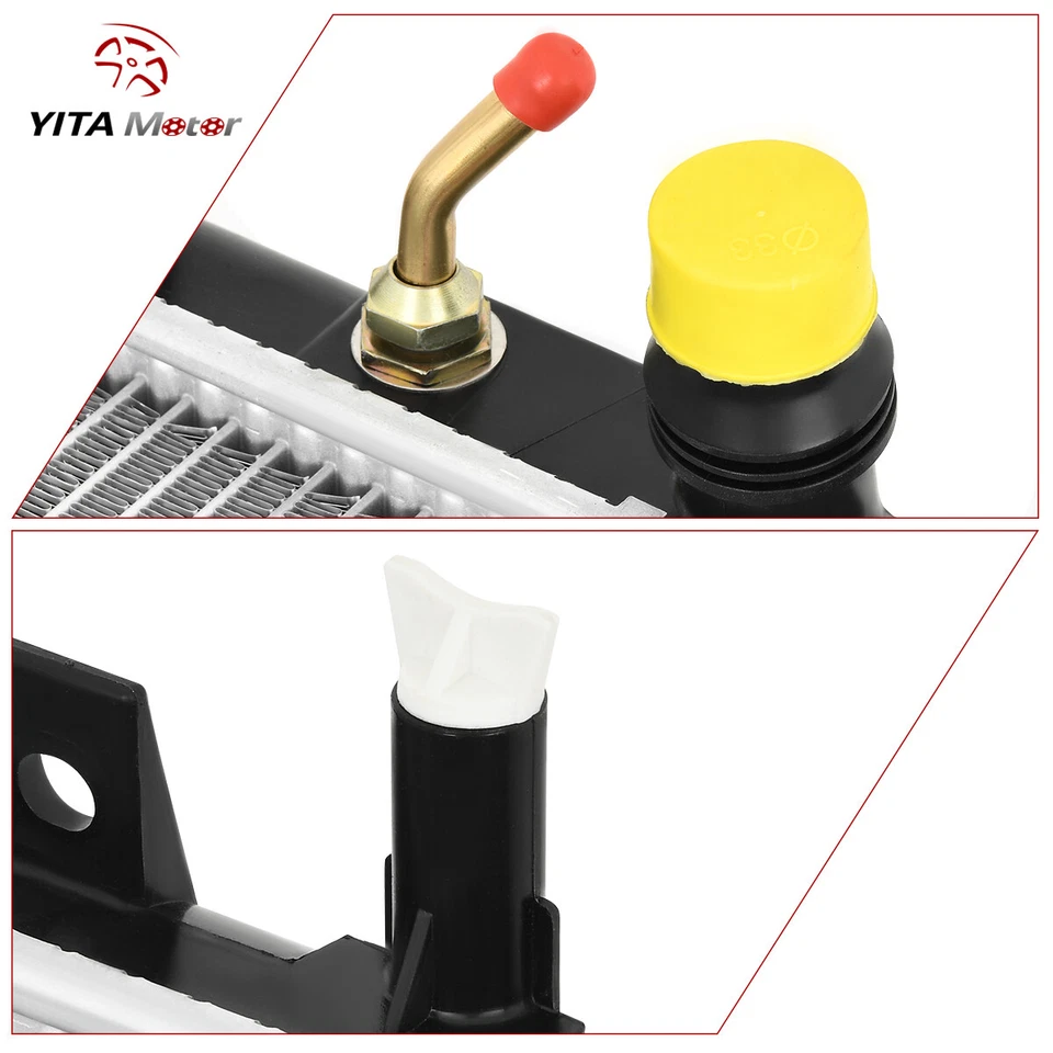 Radiador para Honda CRV CR-V EX EX-L LX 2007 2008 2009 2,4 L construido en EE. UU. Foto 4 de 4