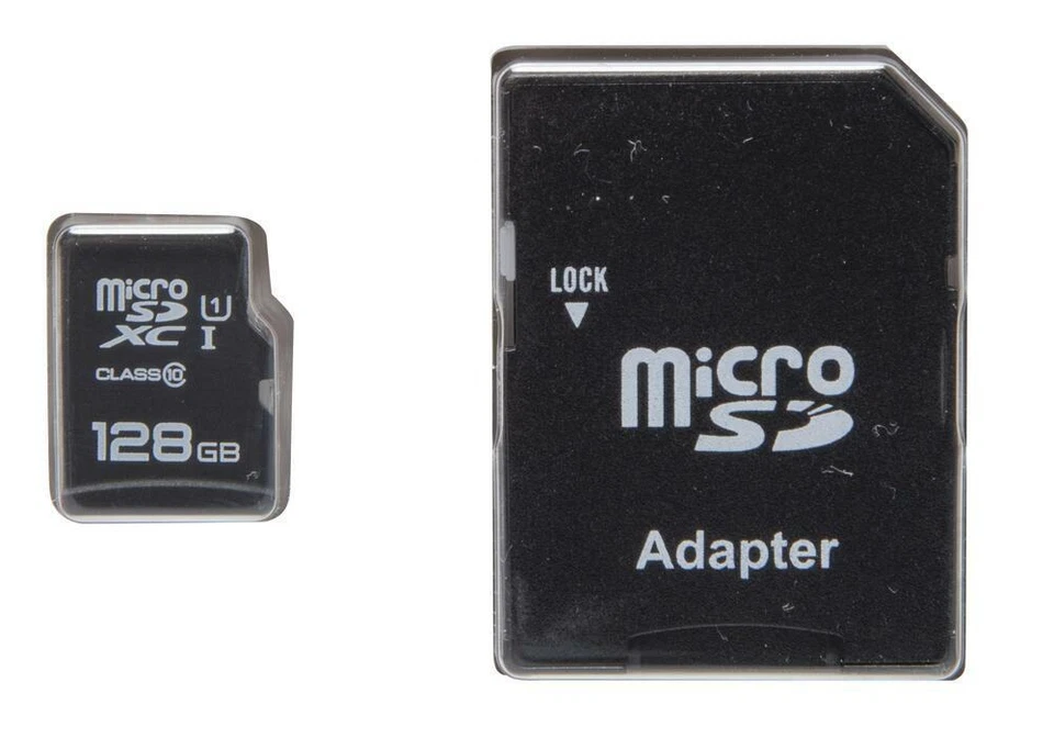 Emtec Micro-SD XC Class10 Elite Gold 128GB 85MBs Full HD Video + SD Card Adapter - Image 2 of 2