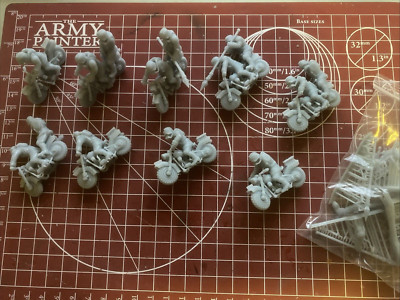 Grim Guard Death Bikers (9) - Station Forge - Grimdark Tabletop Corps - Imperium