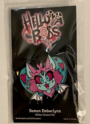 Helluva Boss Enamel Pin: Demon Emberlynn **NEW SEALED**