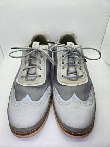 Cole Haan ZeroGrand Zapatos Para Hombres 10M Gris Reflectante Punta de Ala Vestido Tenis C20017 - Imagen 2 de 8