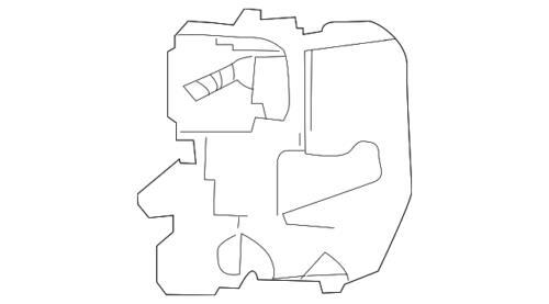 Cerradura de puerta trasera derecha para Ford Excursion F-250 1999-2008 (P/N 6C3Z-2626412-A)