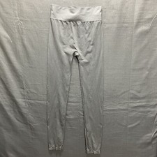 Boohoo Fit Womens Mid Waist Grey Leggings SZ M