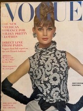 Vogue September 1963 Paris Fashion-David Bailey-Ian Fleming-Irwin Shaw-Isherwood