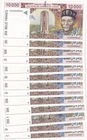 TOP QUALITY!! FAKE 10000 FRANCS bceao banknote NEW!!