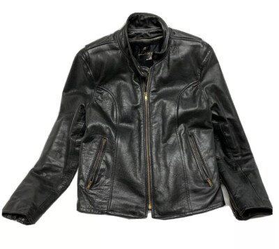 ジャケット・アウター 70s LESCO LEATHER JACKET vintage Vtg 60s 70s Lesco Leather Jacket Womens 16 Biker Motorcycle Talon