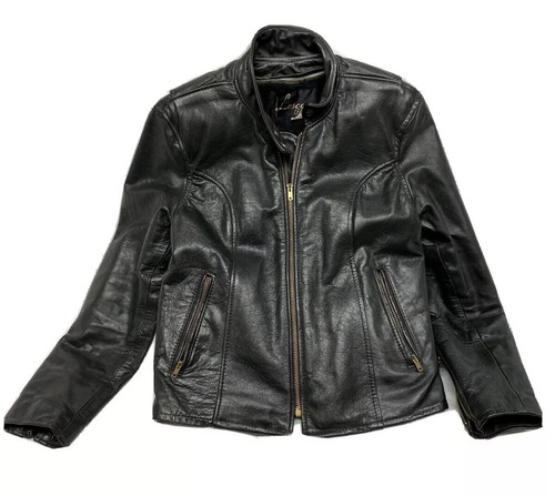 Vtg 60s 70s Lesco Leather Jacket Womens 