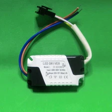 1~50pcs AC Tricolor LED Driver +Shell 1~3x1W Power Supply Lamp Light Bulb 1W 3W