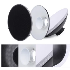 Studio Reflector 16" Beauty Dish Standard Bowens Mount Flash Strobe Mount L6L4