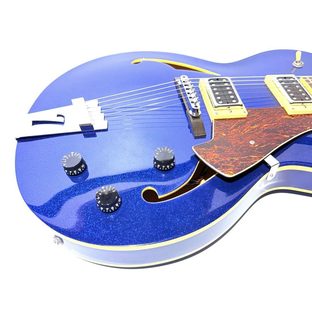 【美品】Italia Guitars Torino V イタリアギター Italia Guitars Torino V Italian Guitar Electric Guitar Blue