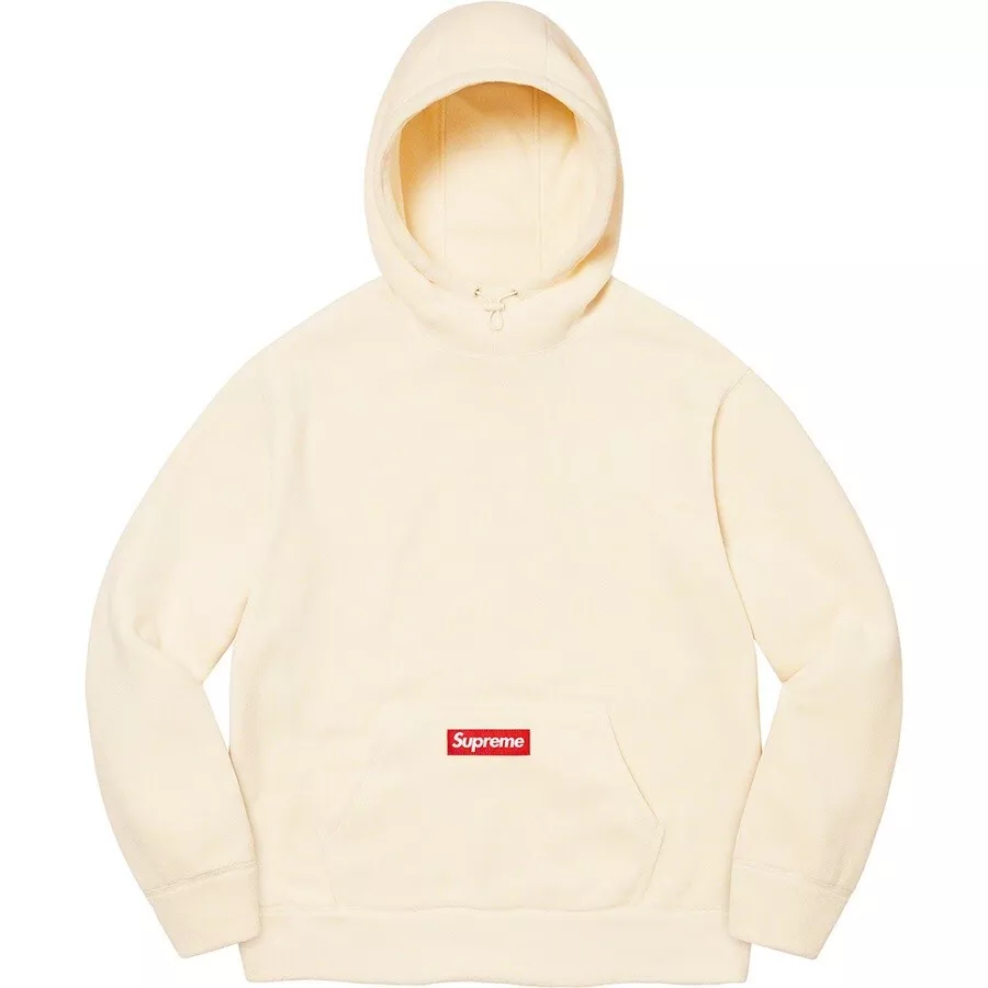 Supreme Polartec Hooded Sweatshirt Natural L