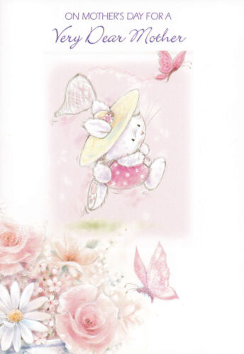 ON MOTHER'S DAY FOR A VERY DEAR MOTHER, CUTE CARD - Picture 1 of 2