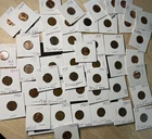 lincoln cents 50 Different Pennies VF UNC Some 1910+ Some Low Mint Years