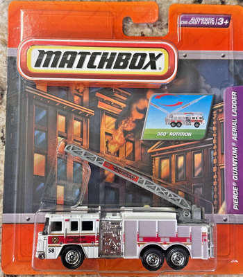 Matchbox Pierce Velocity Aerial Platform Fire Truck 11 San Diego