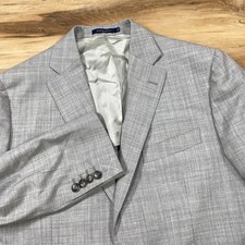 Suitsupply Havana Blazer Mens 42 Slim Pure Wool Patch Pocket Grey Professional