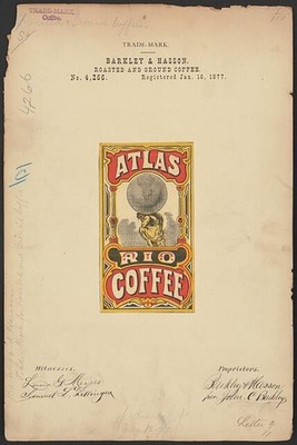 Photo:Barkley Hasson Atlas Rio Coffee Trade-Mark Roast Ground Coffee 1877