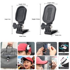 For Insta360 GO3S Brim Clip Adjustable Baseball Cap Mount Bracket First-person