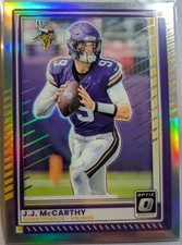 J.J. McCarthy [Holo] #46 2025 Panini Donruss Optic
