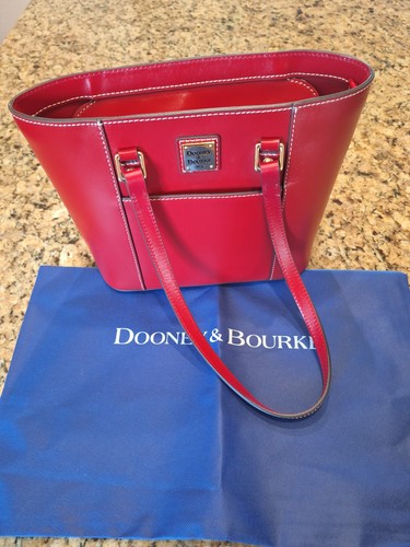 NWOT RED! Dooney and Bourke Penrose Pocket Tote 25