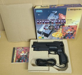 SEGA SATURN VIRTUA GUN 2 Controllers HSS-0122 HSS-0152 + VIRTUA COP 1 2 Boxed #5